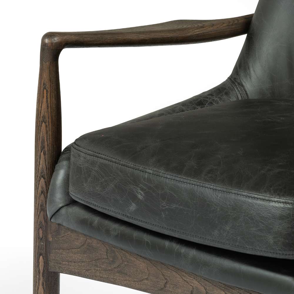 Four Hands - Braden Dining Arm Chair - Durango Smoke - 100075-005 veiw 7