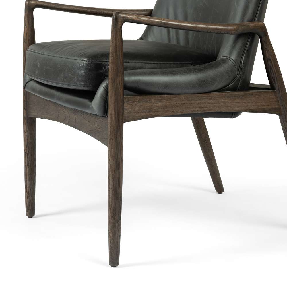 Four Hands - Braden Dining Arm Chair - Durango Smoke - 100075-005 veiw 8