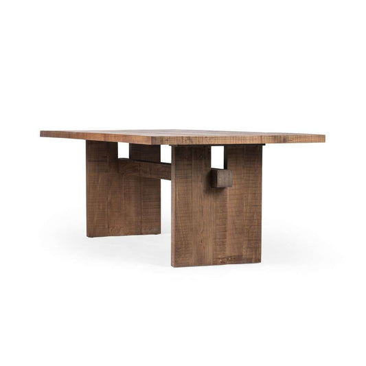 Four Hands - Brandy Dining Table - Rustic Weathered Elm - 236070-001 veiw 2