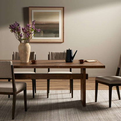 Four Hands - Brandy Dining Table - Rustic Weathered Elm - 236070-001 veiw 4