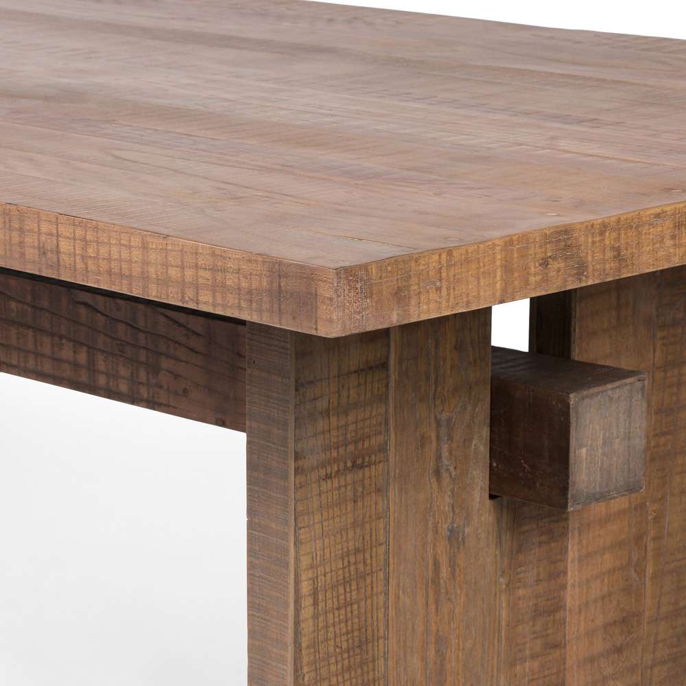 Four Hands - Brandy Dining Table - Rustic Weathered Elm - 236070-001 veiw 7