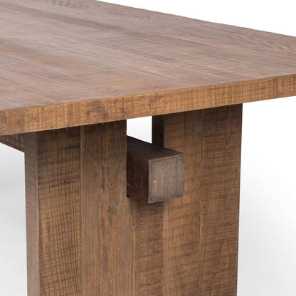 Four Hands - Brandy Dining Table - Rustic Weathered Elm - 236070-001 veiw 8