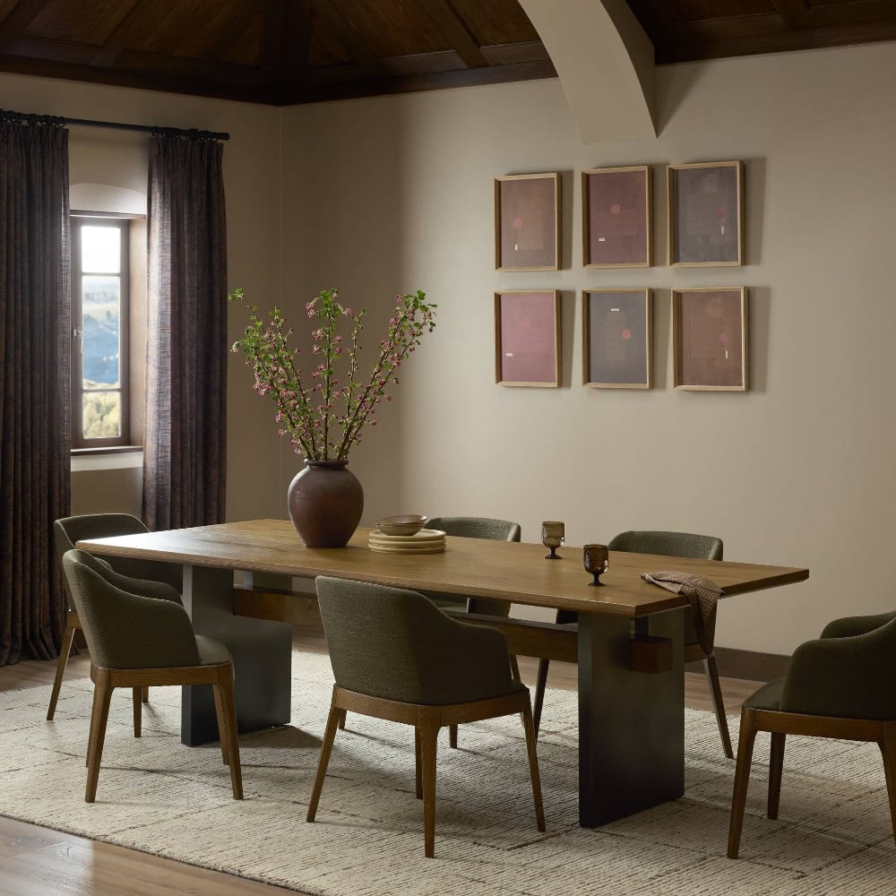 Four Hands - Brennan Dining Table - Dove Oak - 223086-006 veiw 4