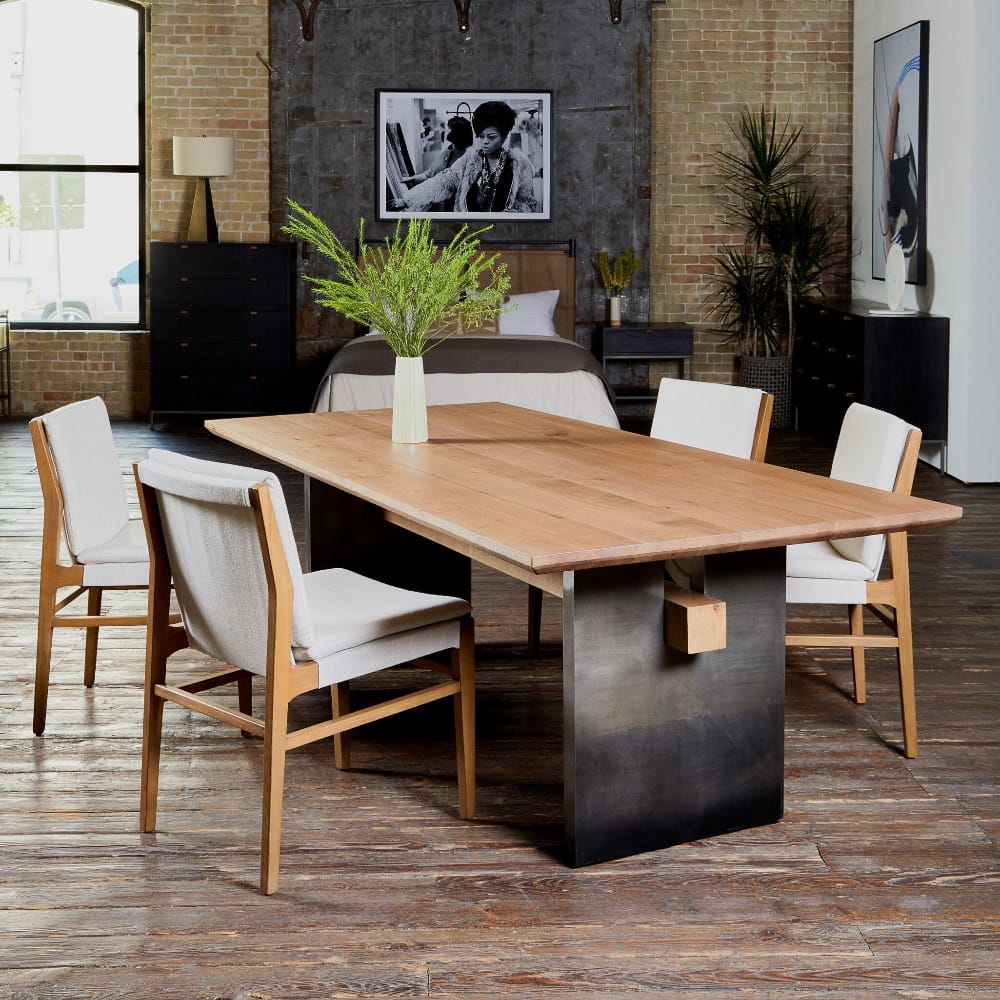 Four Hands - Brennan Dining Table - Dove Oak - 223086-006 veiw 8