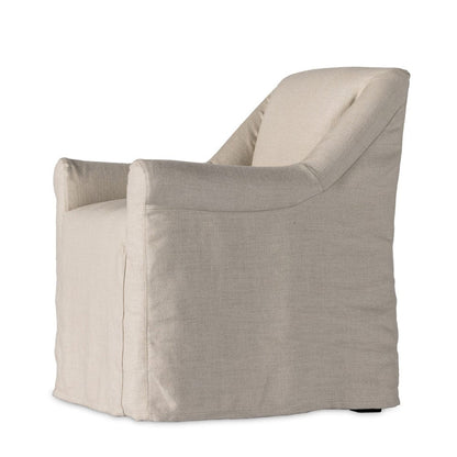Four Hands - Bridges Slipcover Dining Armchair - Brussels Natural - 232437-001 view 4