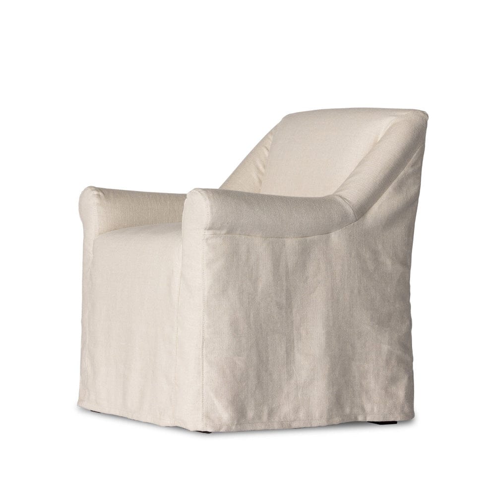 Four Hands - Bridges Slipcover Dining Armchair - Brussels Natural - 232437-001 view 5