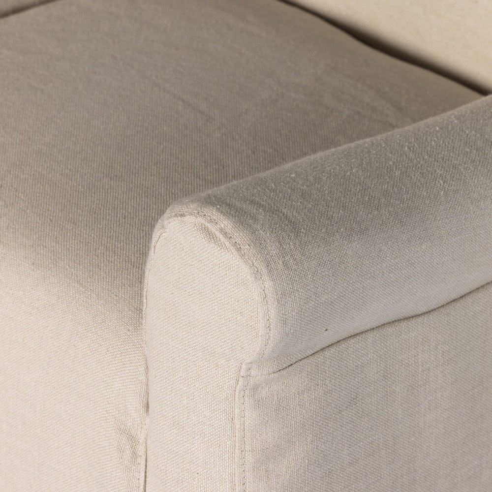 Four Hands - Bridges Slipcover Dining Armchair - Brussels Natural - 232437-001 view 7