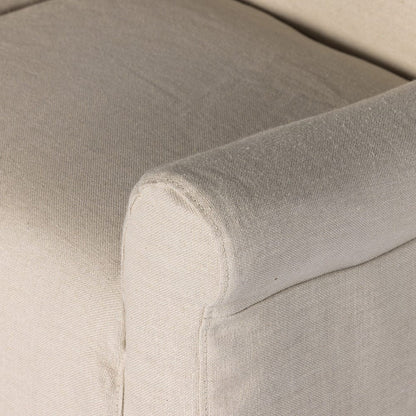 Four Hands - Bridges Slipcover Dining Armchair - Brussels Natural - 232437-001 view 7