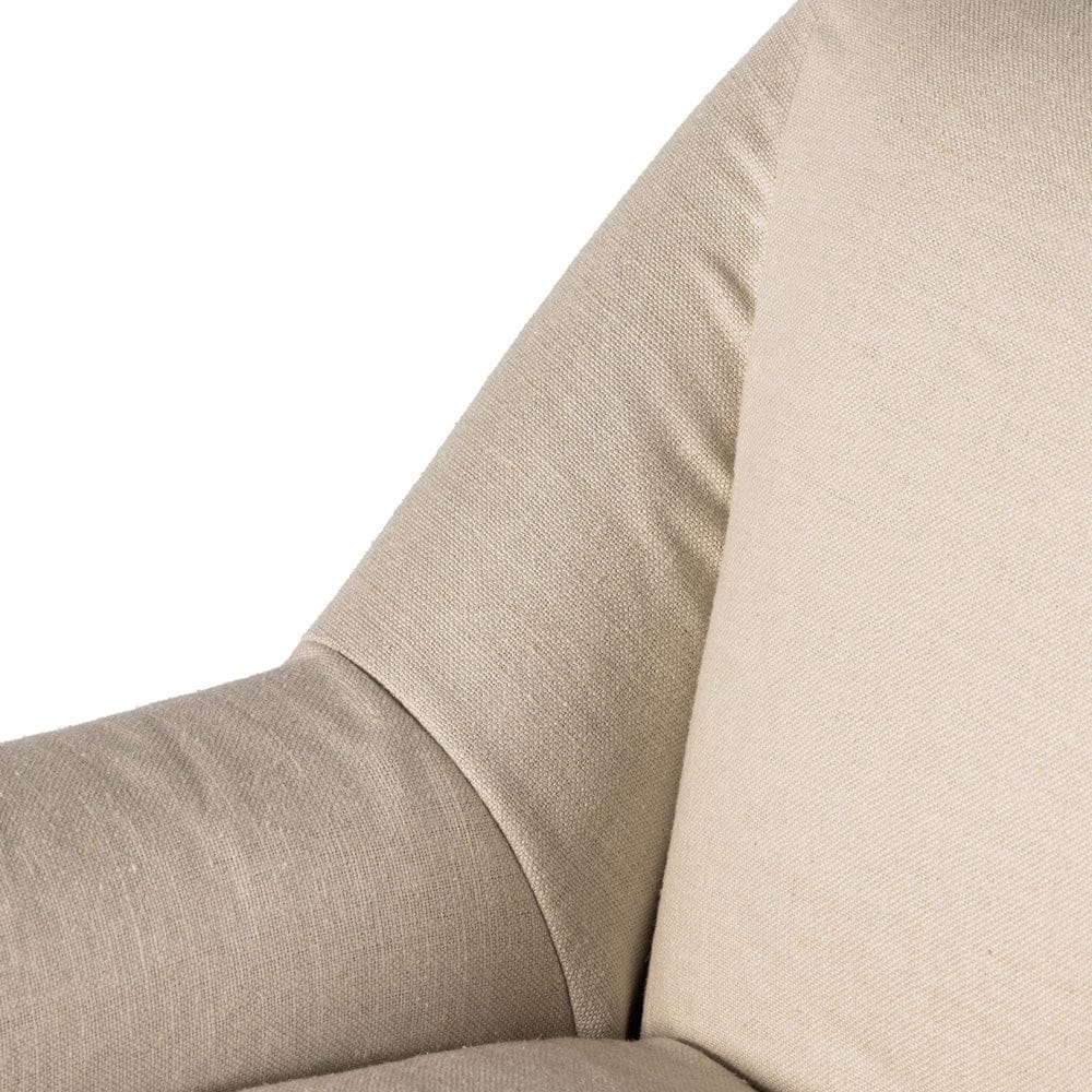 Four Hands - Bridges Slipcover Dining Armchair - Brussels Natural - 232437-001 view 8
