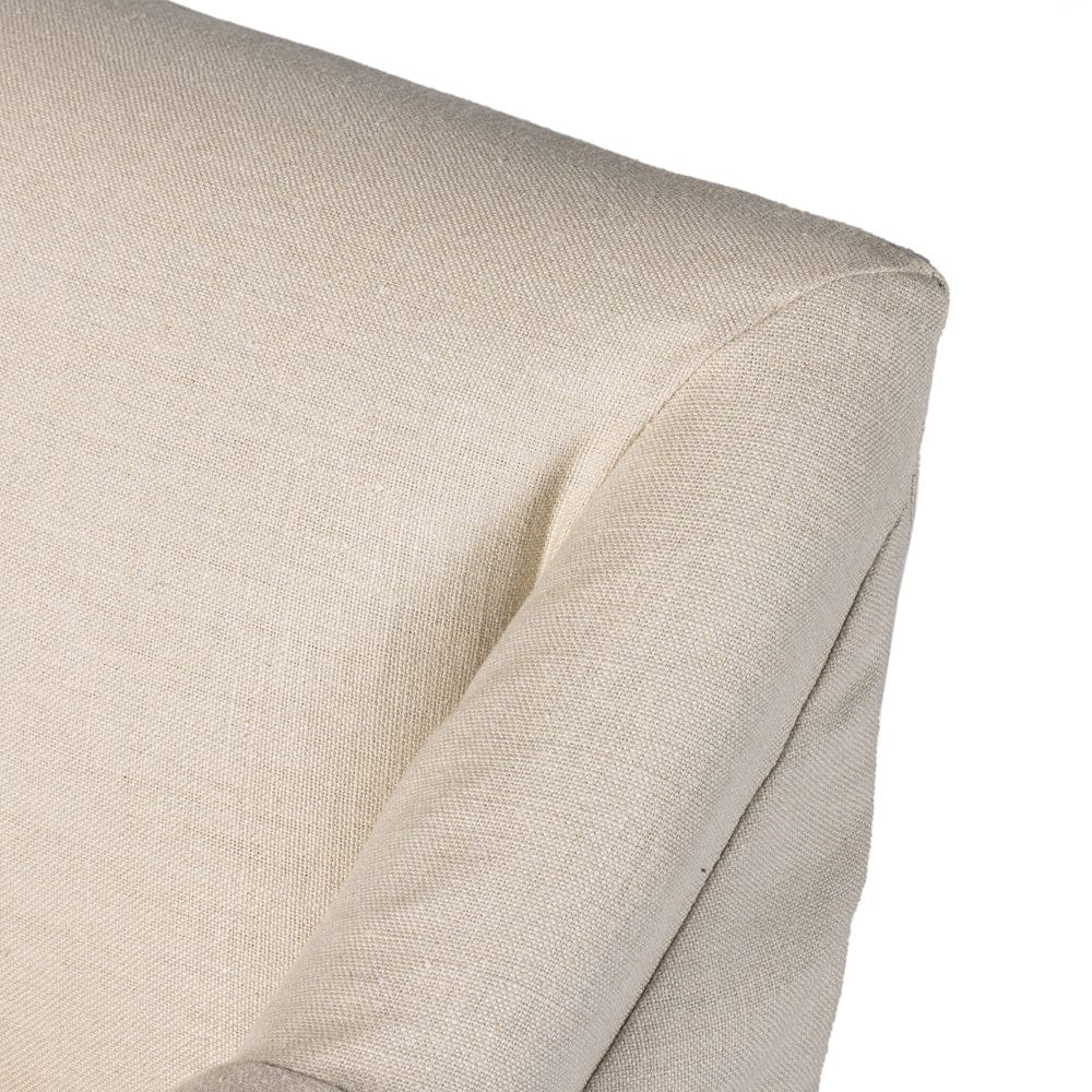 Four Hands - Bridges Slipcover Dining Armchair - Brussels Natural - 232437-001 view 9