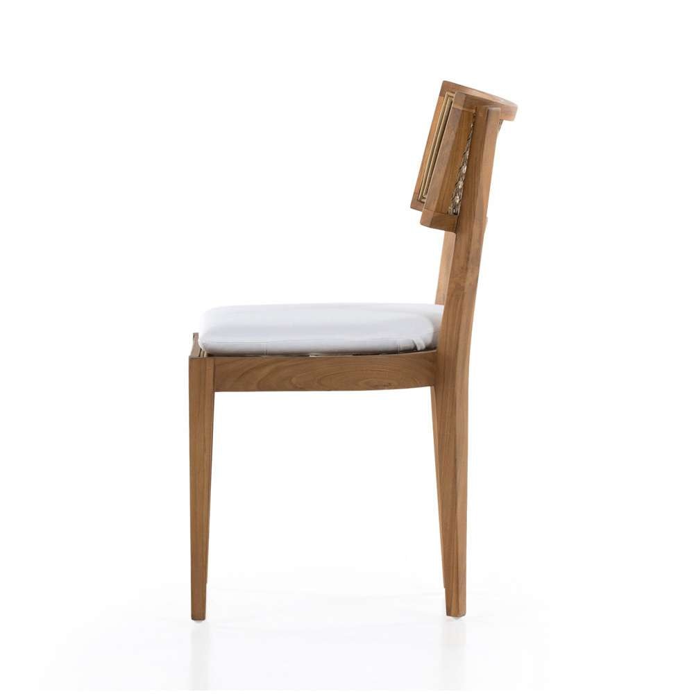 Four Hands - Britt Outdoor Dining Chair - Stinson White - 230309-001 veiw 6