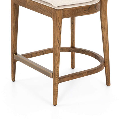 Four Hands - Britt Stool - Savile Flax - Counter - 224123-035 veiw 5