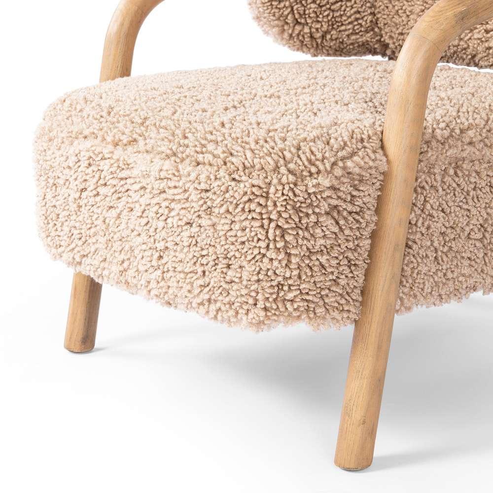 Four Hands - Brodie Chair - Andes Toast - 235235-003 veiw 8