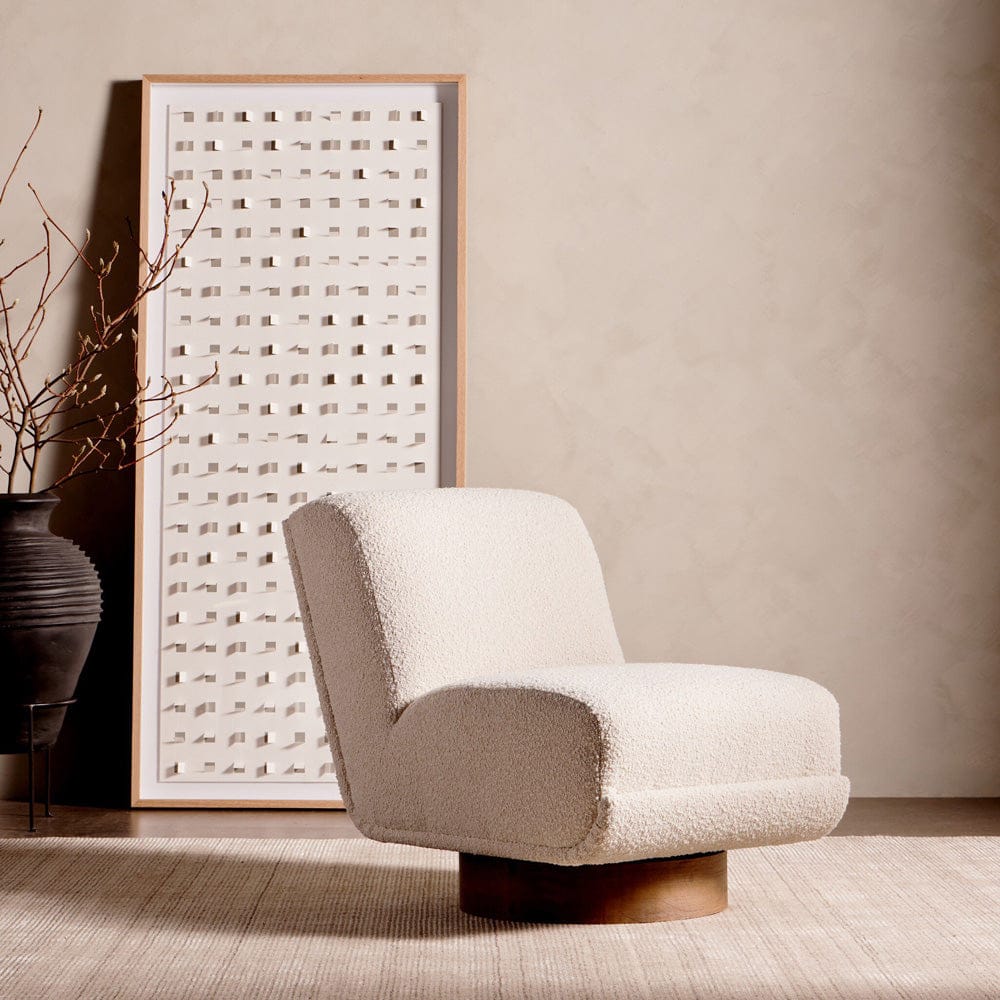Four Hands - Bronwyn Swivel Chair - Knoll Natural - 225264-002 view 9