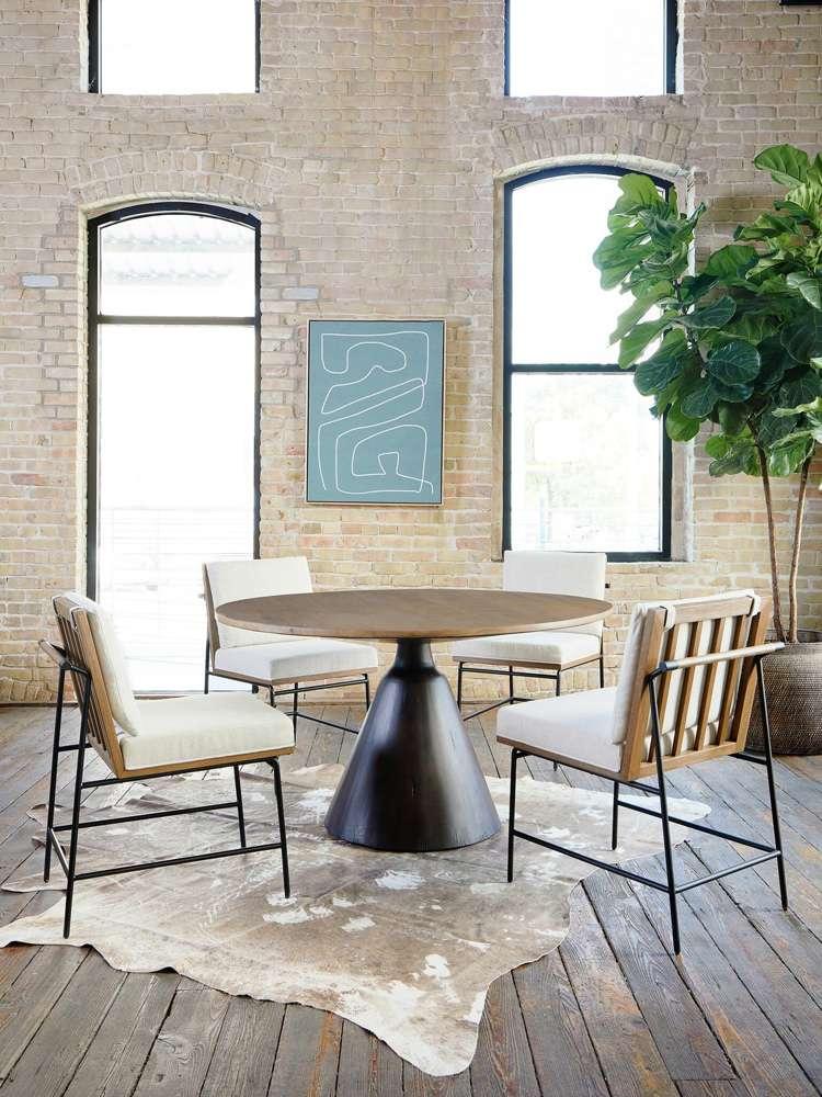Four Hands - Bronx Dining Table - Light Brushed - 101447-002 veiw 7