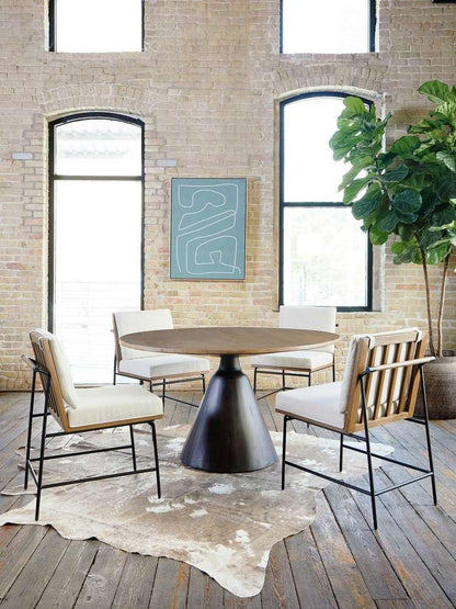 Four Hands - Bronx Dining Table - Light Brushed - 101447-002 veiw 7