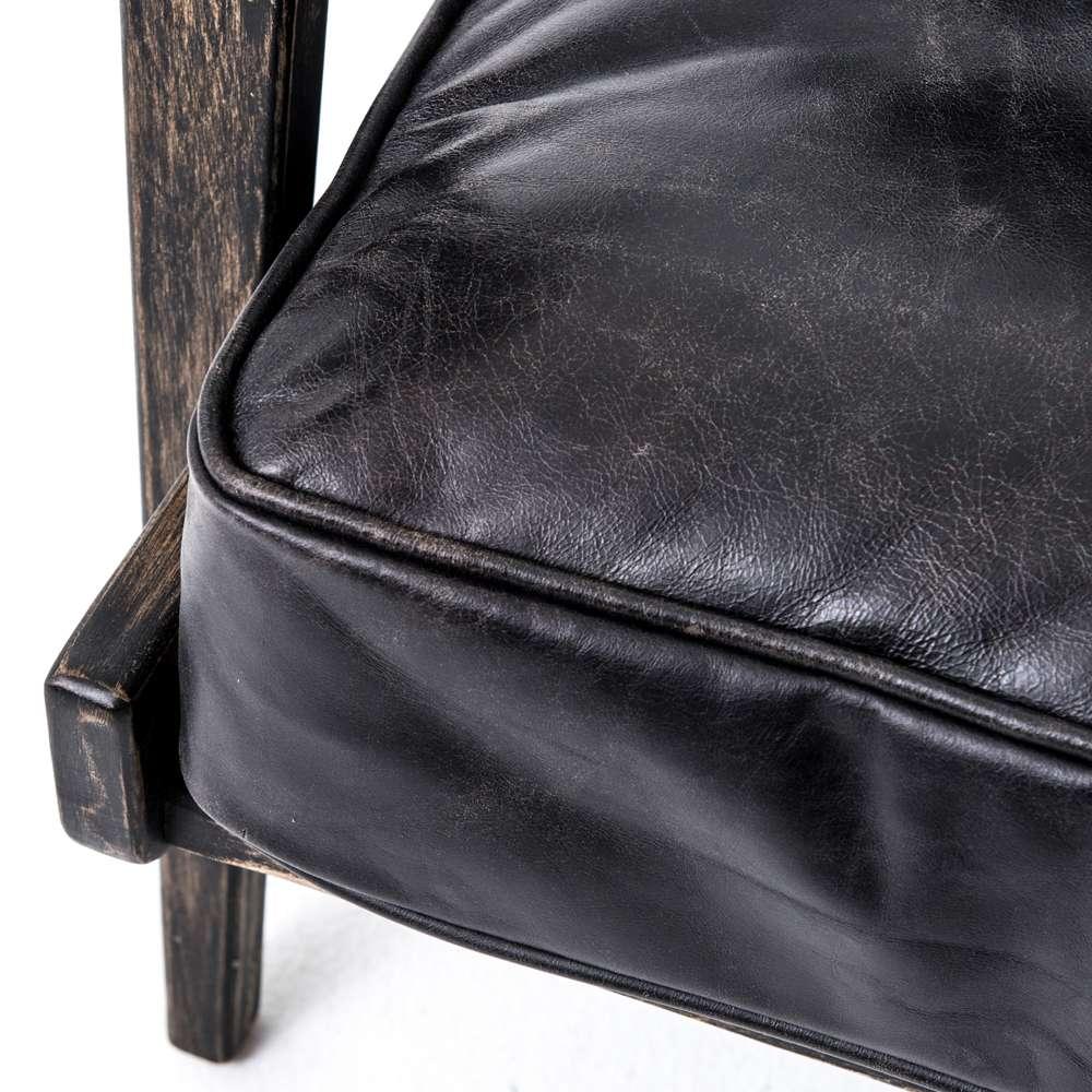 Four Hands - Brooks Lounge Chair - Rialto Ebony - 105917-007 veiw 3
