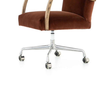 Four Hands - Bryson Desk Chair - Surrey Auburn - 105577-009 veiw 3