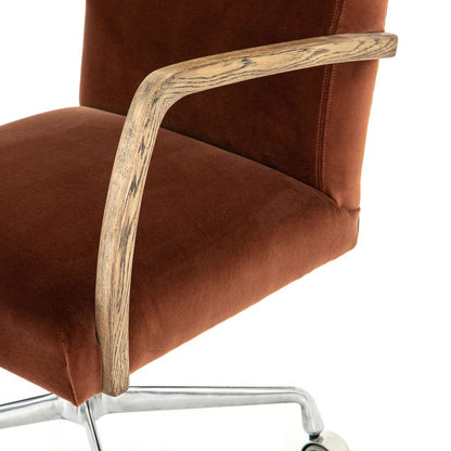 Four Hands - Bryson Desk Chair - Surrey Auburn - 105577-009 veiw 5