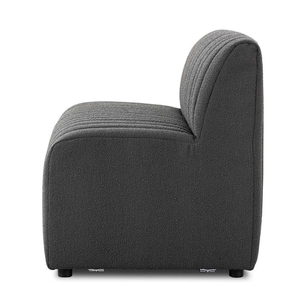 Four Hands - Build Your Own Augustine Dining Banquette - FIQA Boucle Charcoal - 224326-004 veiw 4