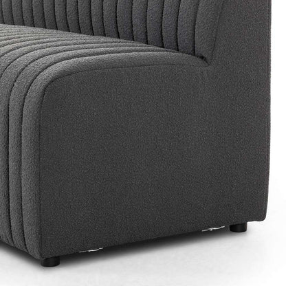 Four Hands - Build Your Own Augustine Dining Banquette - FIQA Boucle Charcoal - 224326-004 veiw 7