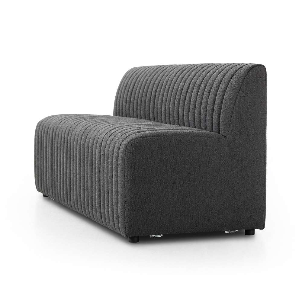 Four Hands - Build Your Own Augustine Dining Banquette - FIQA Boucle Charcoal - 228674-003 veiw 5