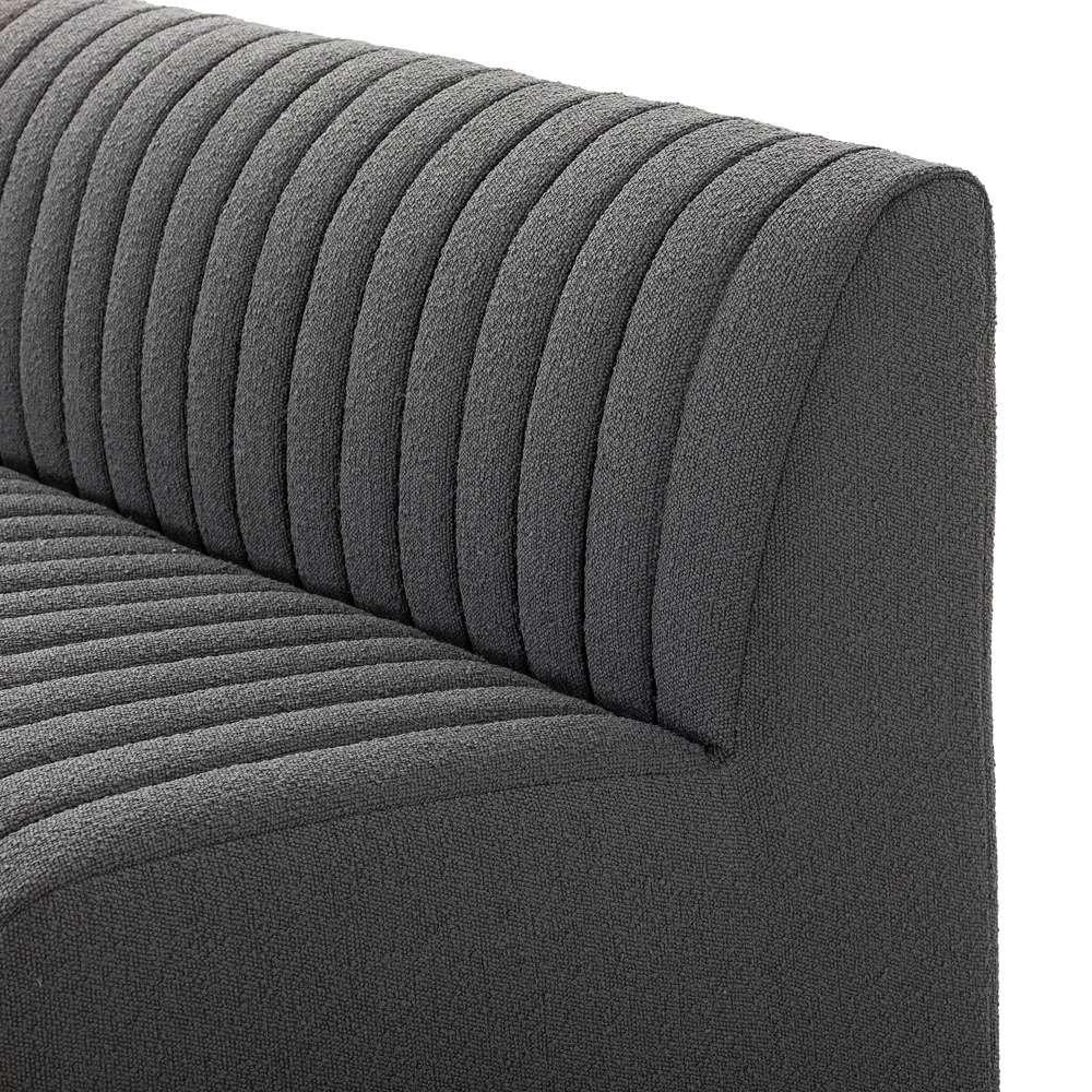 Four Hands - Build Your Own Augustine Dining Banquette - FIQA Boucle Charcoal - 228674-003 veiw 6
