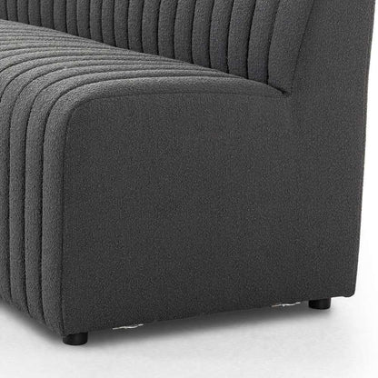 Four Hands - Build Your Own Augustine Dining Banquette - FIQA Boucle Charcoal - 228674-003 veiw 7