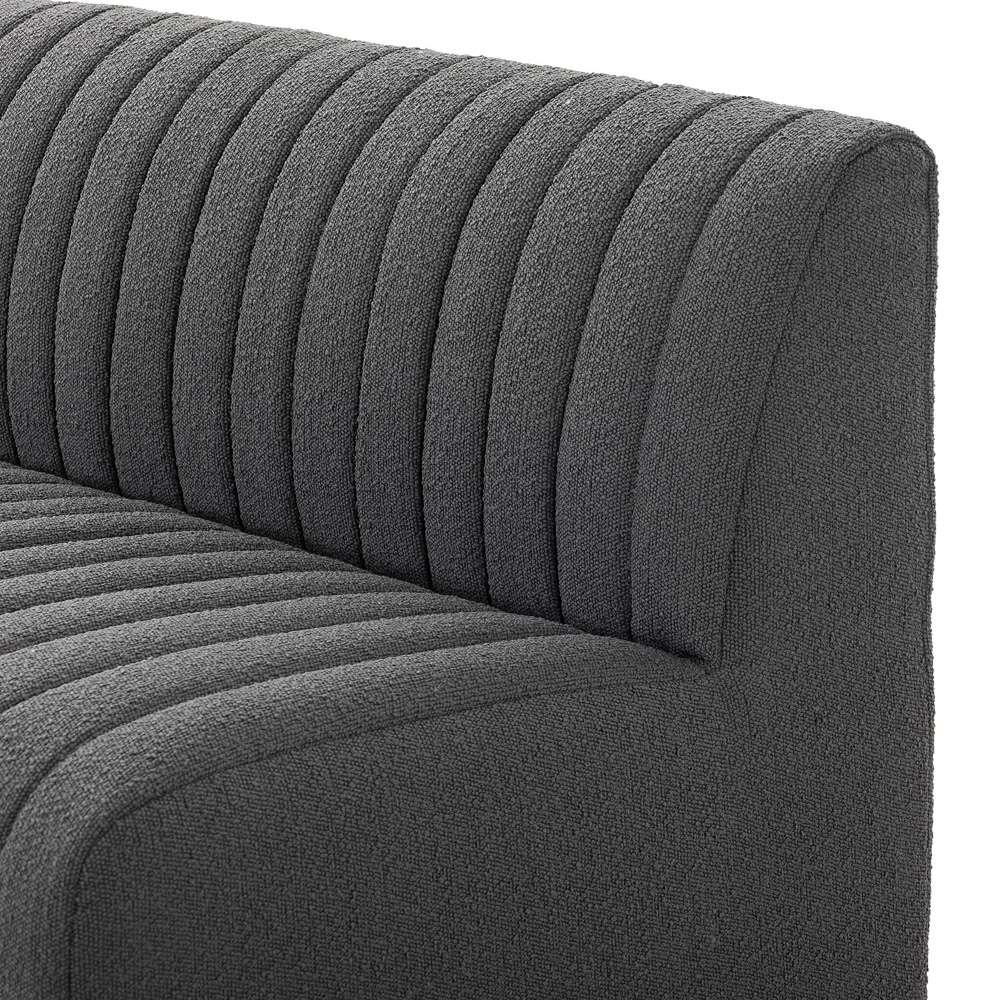 Four Hands - Build Your Own Augustine Dining Banquette - FIQA Boucle Charcoal - 229780-003 veiw 6