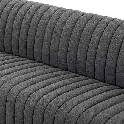 Four Hands - Build Your Own Augustine Dining Banquette - FIQA Boucle Charcoal - 229780-003 veiw 8