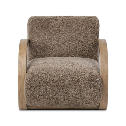 Four Hands - Burke Chair - Taupe Shearling - 248102-006 view 1