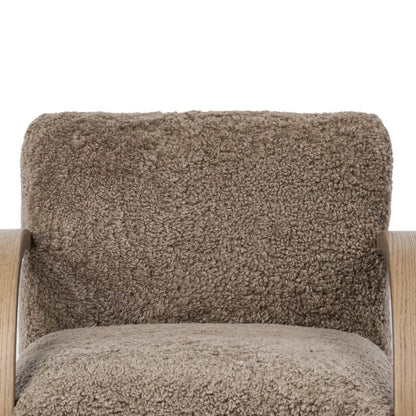Four Hands - Burke Chair - Taupe Shearling - 248102-006 view 6