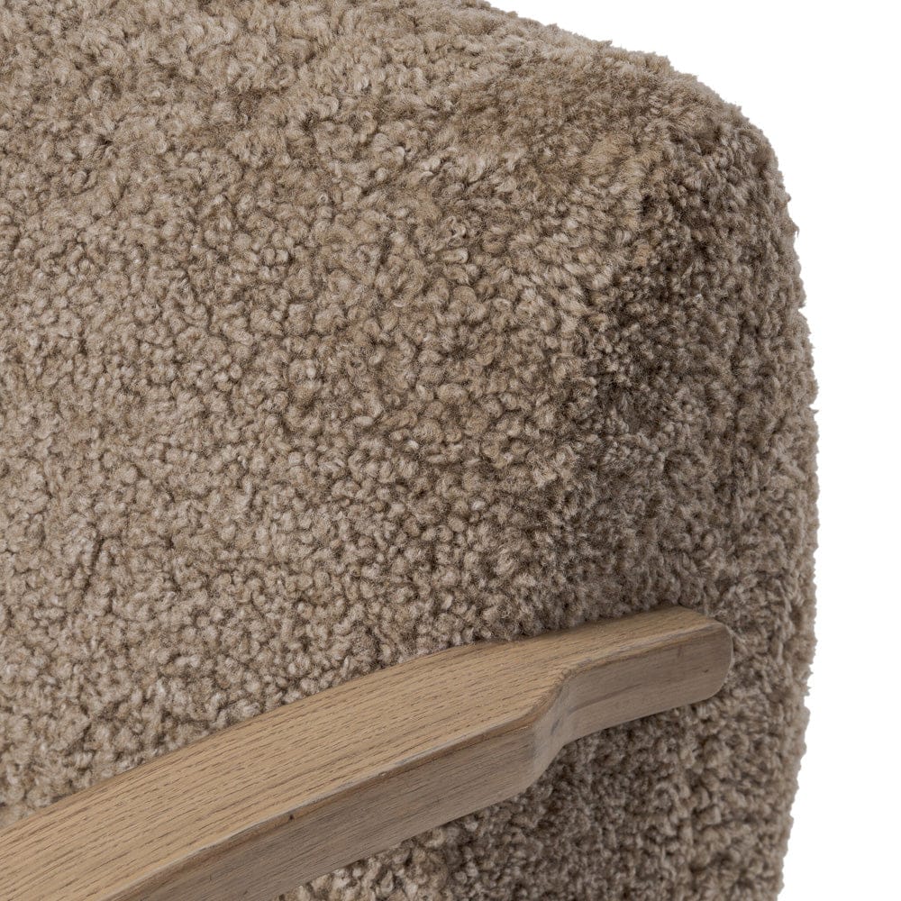 Four Hands - Burke Chair - Taupe Shearling - 248102-006 view 7