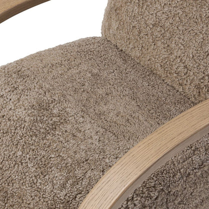 Four Hands - Burke Chair - Taupe Shearling - 248102-006 view 9