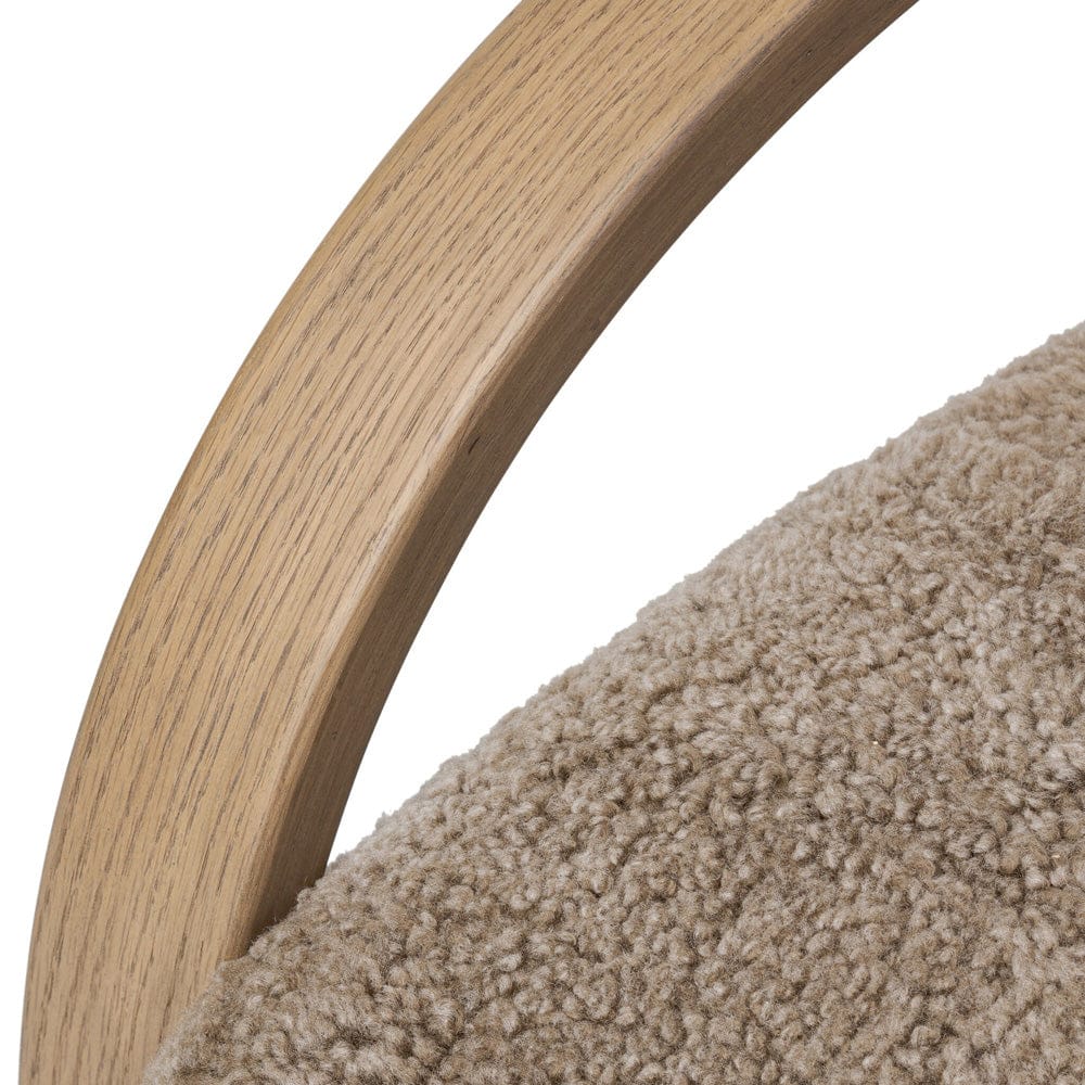 Four Hands - Burke Chair - Taupe Shearling - 248102-006 view 10