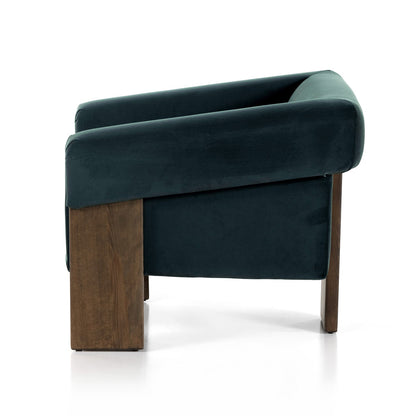 Four Hands - Cairo Chair - Modern Velvet Smoke - 229370-003