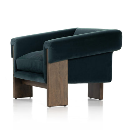 Four Hands - Cairo Chair - Modern Velvet Smoke - 229370-003