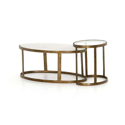 Four Hands - Calder Nesting Coffee Table - Tempered Glass - IMAR-217A veiw 1