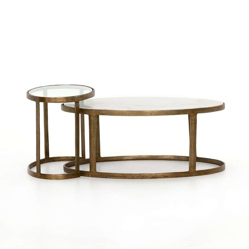 Four Hands - Calder Nesting Coffee Table - Tempered Glass - IMAR-217A veiw 4