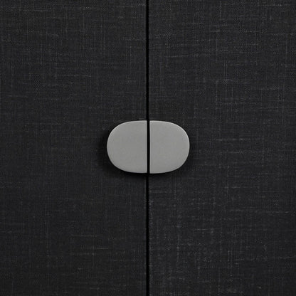 Four Hands - Callahan - Cressida Bar Cabinet - Black Linen - 230794-004_CLOSEOUT view 10
