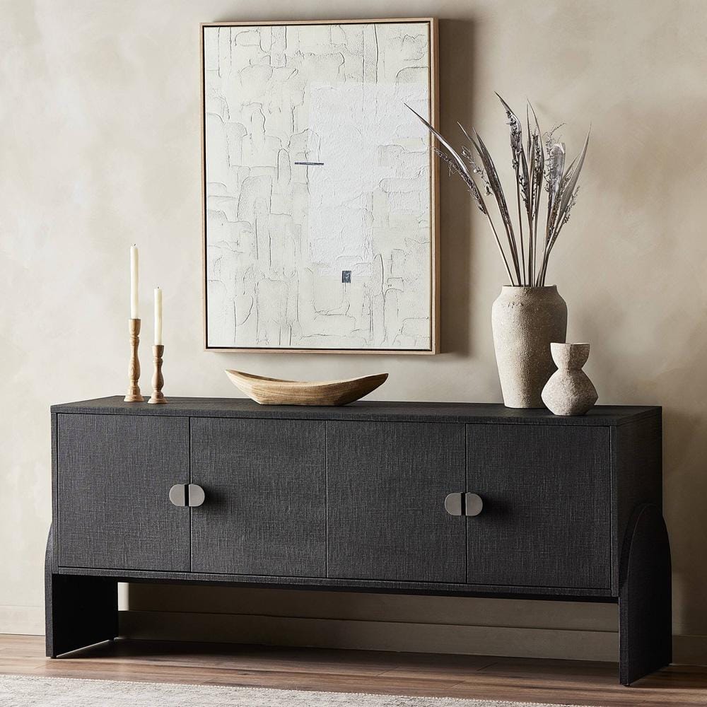Four Hands - Callahan - Cressida Sideboard - Black Linen - 229274-003 veiw 11