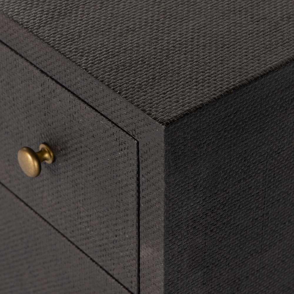 Four Hands - Callahan - Fiona 6 Drawer Dresser-Black Raffia - 233278-001 veiw 3