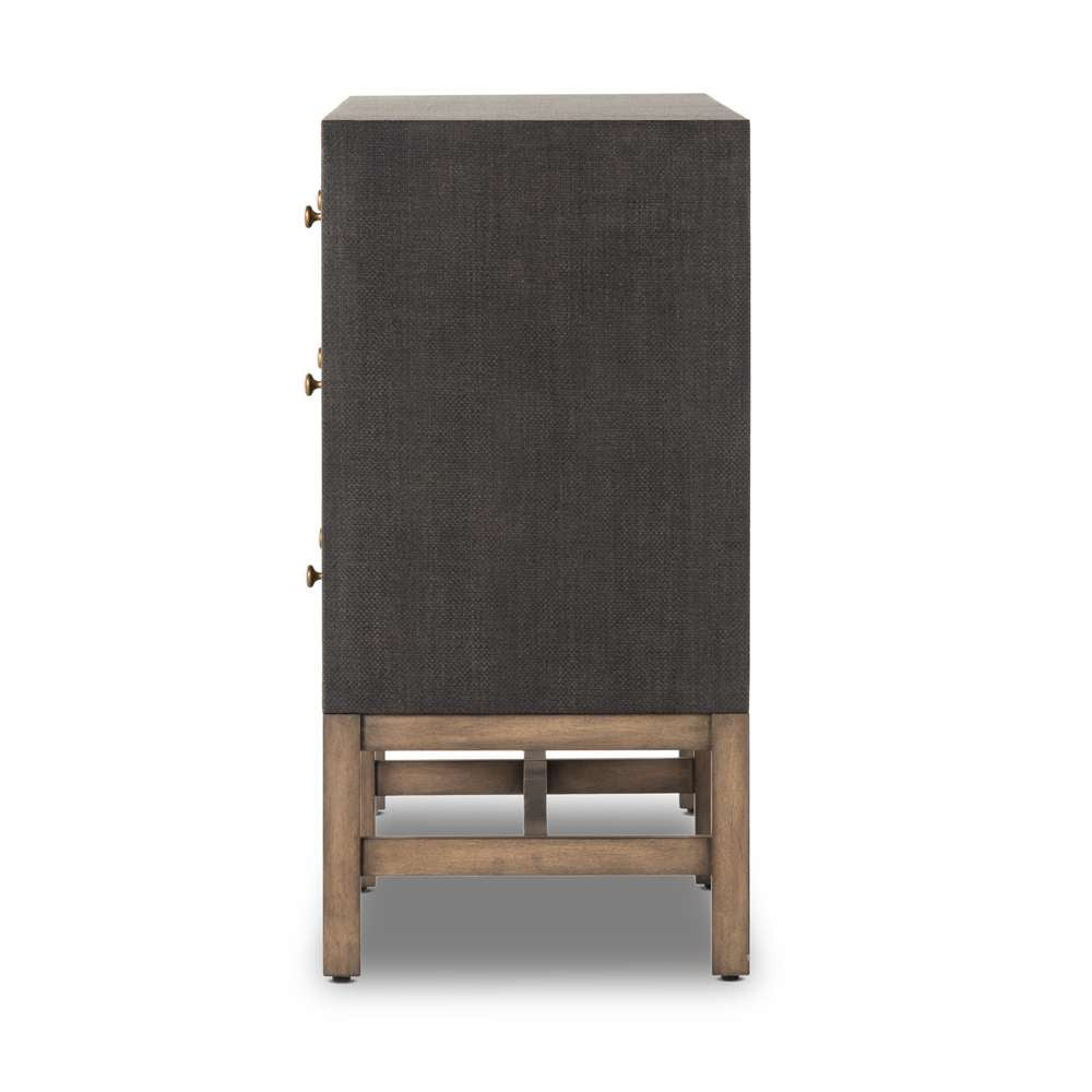 Four Hands - Callahan - Fiona 6 Drawer Dresser-Black Raffia - 233278-001 veiw 6