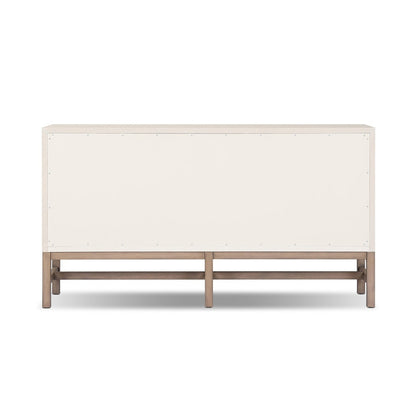 Four Hands - Callahan - Fiona 6 Drawer Dresser - Ivory Painted Raffia - 233278-002 veiw 5