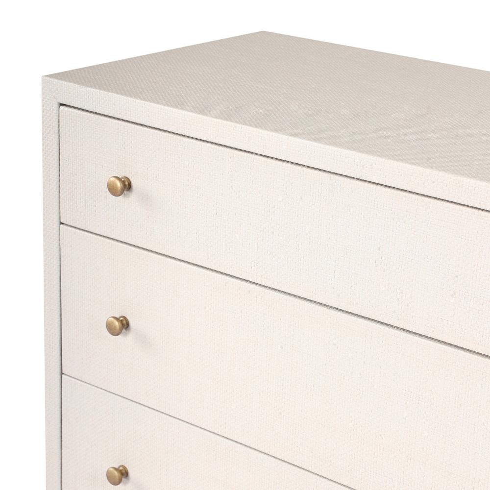Four Hands - Callahan - Fiona 6 Drawer Dresser - Ivory Painted Raffia - 233278-002 veiw 8