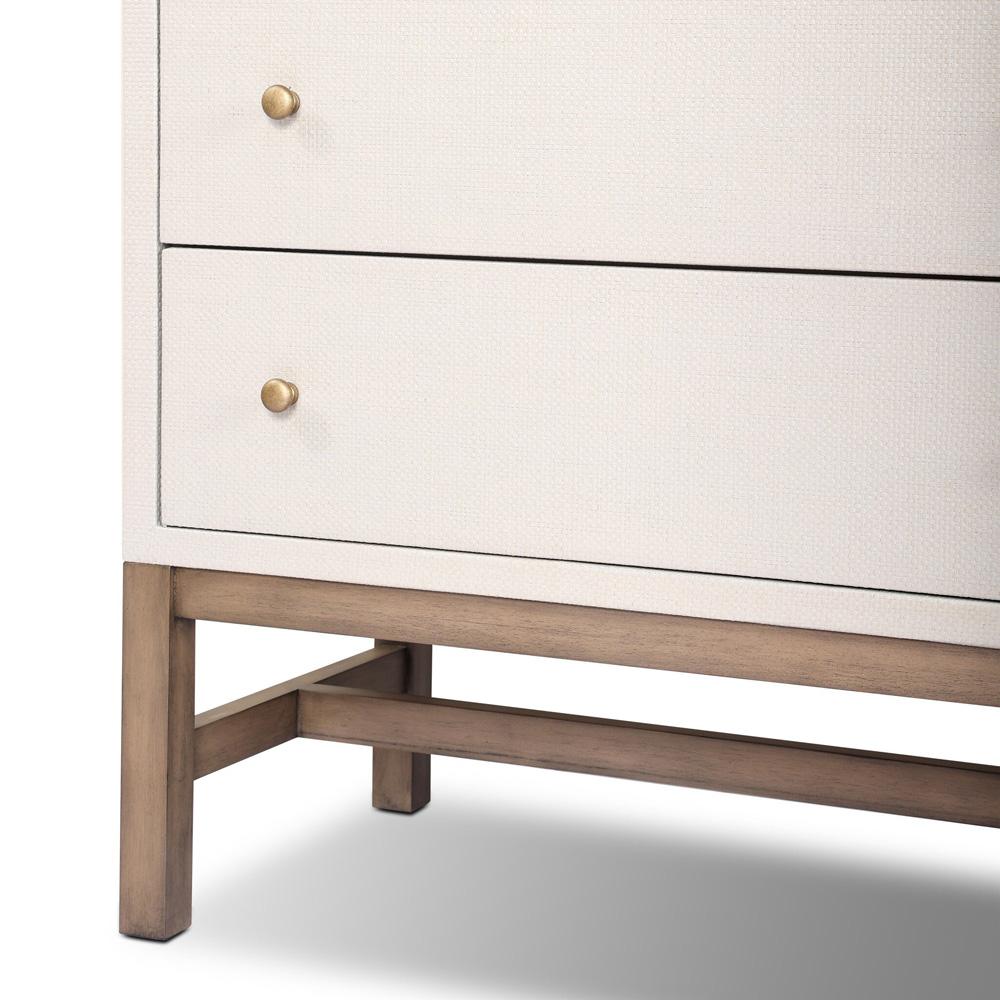 Four Hands - Callahan - Fiona 6 Drawer Dresser - Ivory Painted Raffia - 233278-002 veiw 10