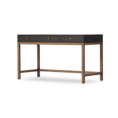 Four Hands - Callahan - Fiona Desk-Black Raffia - 233438-001 veiw 1
