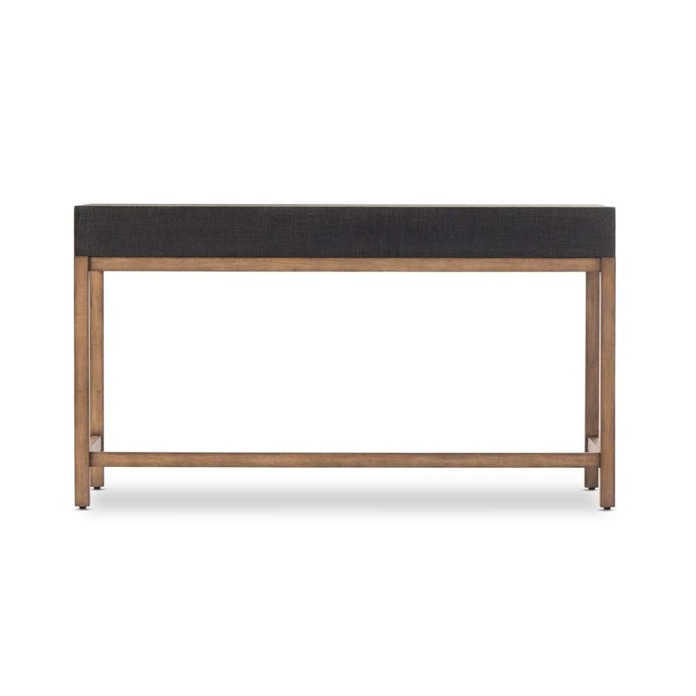 Four Hands - Callahan - Fiona Desk-Black Raffia - 233438-001 veiw 7