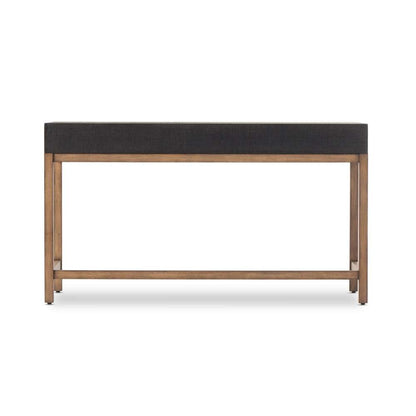 Four Hands - Callahan - Fiona Desk-Black Raffia - 233438-001 veiw 7