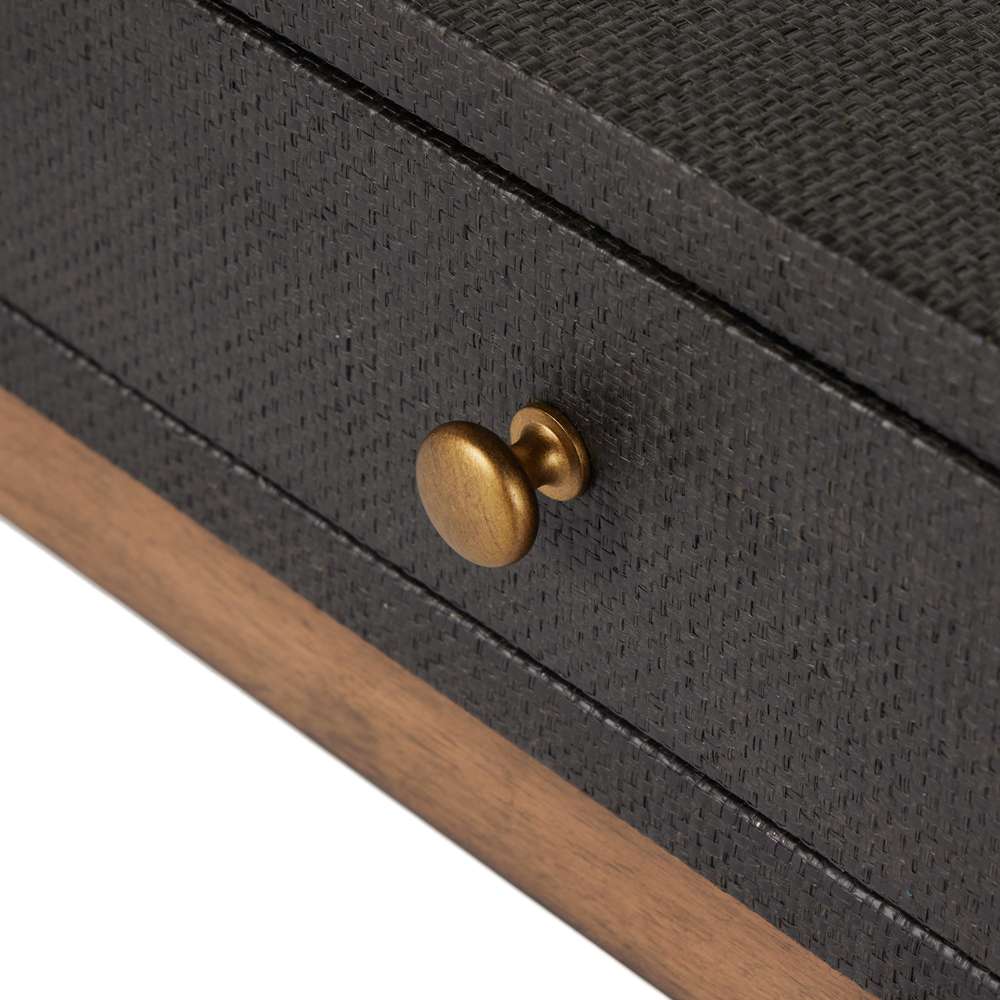 Four Hands - Callahan - Fiona Desk-Black Raffia - 233438-001 veiw 9